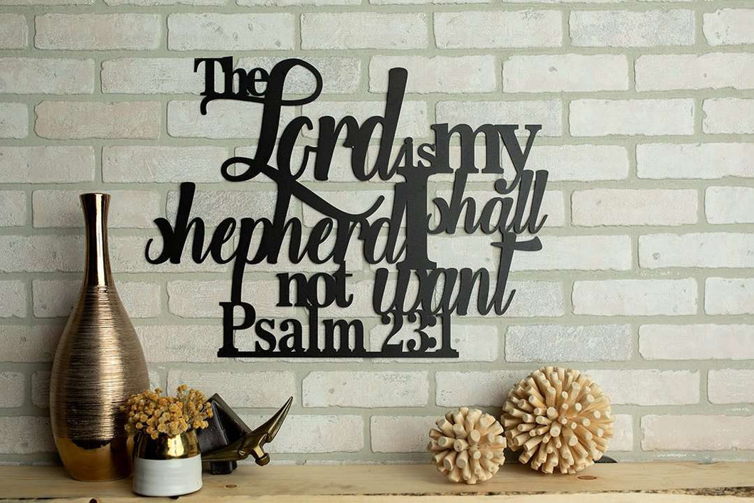 Psalm 23:1 - The Lord is My Shepherd Wall Art