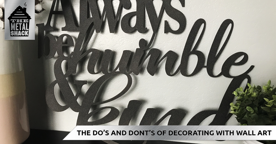 The Do's and Dont's of Decorating With Wall Art