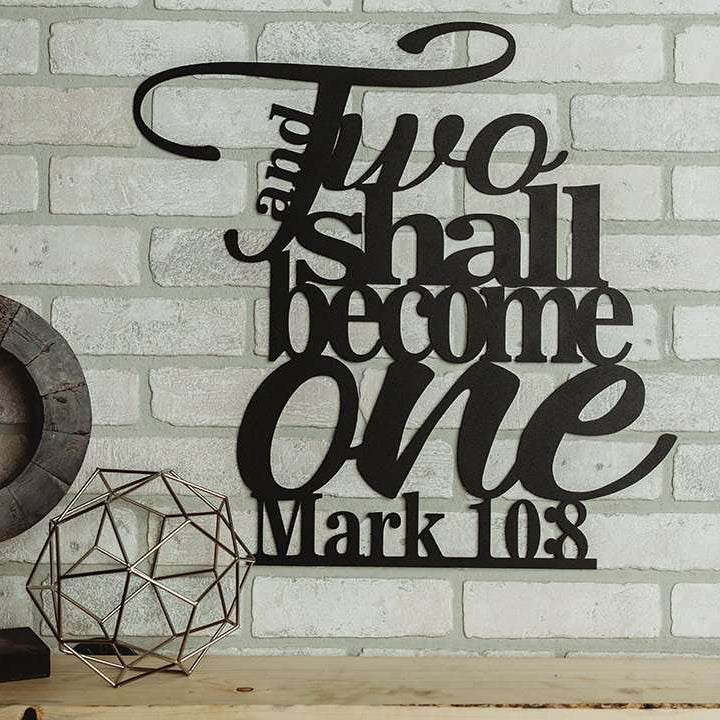 Mark 10:8 - And Two Shall Become One Sign
