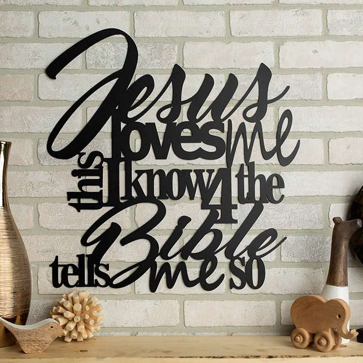 Jesus Loves Me Wall Art