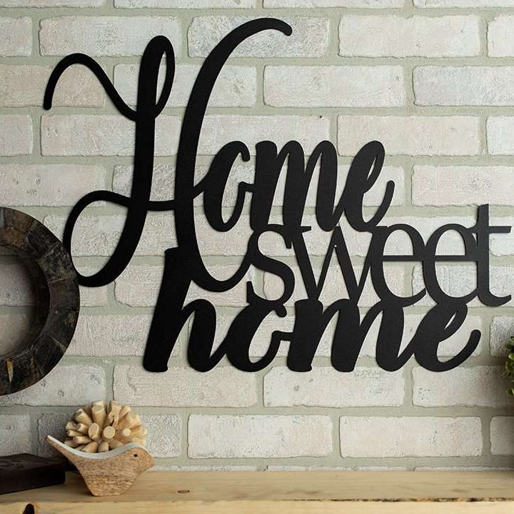 Home Sweet Home Metal Wall Art